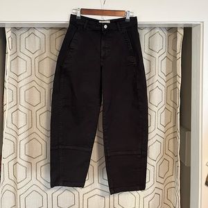 Everlane Utility Barrel Pant Black Sz 2